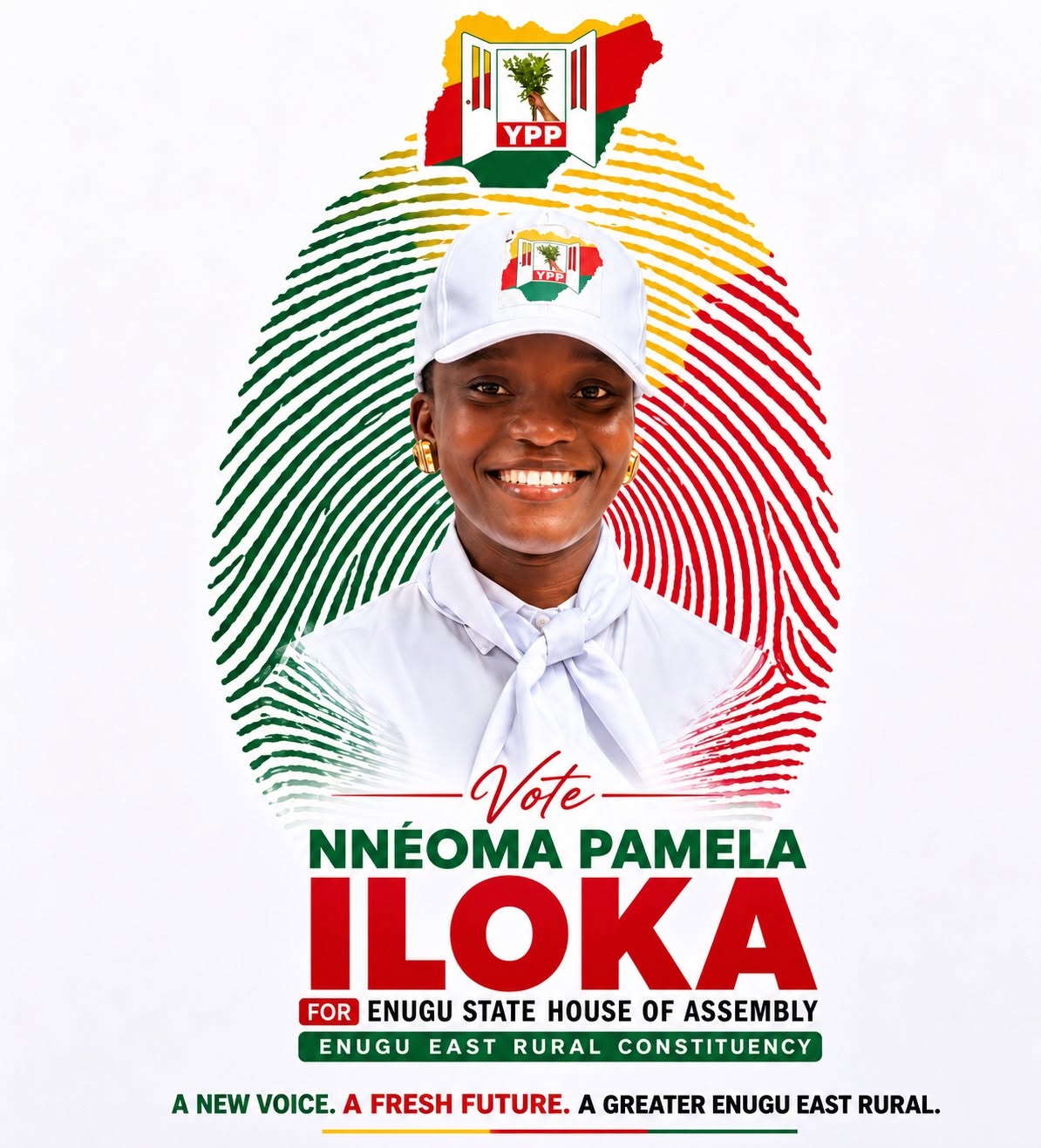 Campaign poster for Nneoma Pamela Iloka